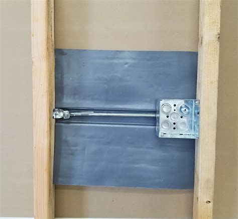 how to install lead backing on electrical outlet boxes|liberty electrical box backing.